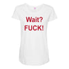 Wait Maternity Scoop Neck T-shirt