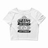 Queens Are Born In September Crop Top