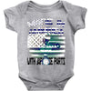 made in america 2 Baby Onesie