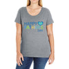 happy father day Ladies Curvy T-Shirt