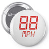 back to the future movie inspired tshirt Pin-back button