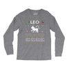 leo christmas ugly sweater Long Sleeve Shirts