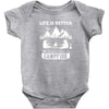 Life Is Better Around The Campfire Baby Bodysuit