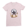witch cat night Ladies Fitted T-Shirt