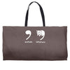 apostrophe catastrophe Weekender Totes