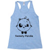sweaty panda Racerback Tank