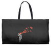 banksy headshot butterfly Weekender Totes