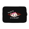 July Peeking Out Baby Girl Laptop sleeve