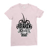 Kraken Loves Boat Ladies Fitted T-Shirt