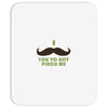 mustache pinch Mousepad