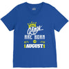 Kings Are Born In August V-Neck Tee