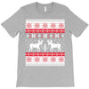 reindeer christmas ugly sweater T-Shirt