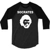 socrates brazil 70s football world cup legend retro 3/4 Sleeve Shirt