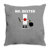 mr dexter Throw Pillow