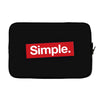 simple red Laptop sleeve