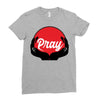 pray Ladies Fitted T-Shirt