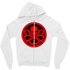red art Zipper Hoodie