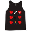 ls lesbian full heart Tank Top
