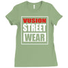 vision street wear Ladies Fitted T-Shirt