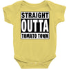straight outta tomato town Baby Bodysuit