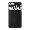 evolution of a zombie iPhone 7 Case