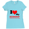 i love my bernina Ladies Fitted T-Shirt