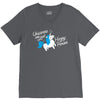 unicorns are just horny ponies V-Neck Tee