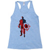 captain america flag abstract Racerback Tank