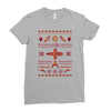 shiny sweater Ladies Fitted T-Shirt