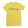 Go vegan baby Ladies Fitted T-Shirt