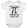 happy pi day pi day 2015 3 14 15 9 26 53 Baby Onesie