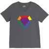 Rainbow LGBT Diamond V-Neck Tee