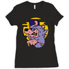 loup de cartoon Ladies Fitted T-Shirt