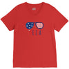 4th of July V-Neck Tee