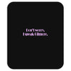 i speak gilmore rectangle Mousepad