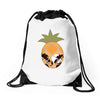 Tropical Pineapple Drawstring Bags