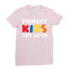 protect kids not guns Ladies Fitted T-Shirt