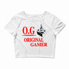 old school gamer Crop Top
