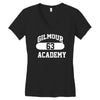 gilmour academy   as worn by dave   pink floyd   mens music Women's V-Neck T-Shirt