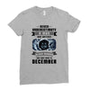 Never Underestimate A Man Who Watches Black Mirror And Was Born in Ladies Fitted T-Shirt