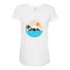 Fuji Maternity Scoop Neck T-shirt