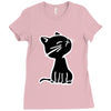 cat2 Ladies Fitted T-Shirt