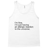 the oc allergic reaction Tank Top