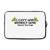 i Can't Live Without Love Vincent Van Gogh Laptop sleeve