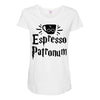 espresso patronum Maternity Scoop Neck T-shirt