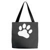 paw sticker vinyl decal Tote Bags