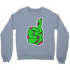 zombie okay Crewneck Sweatshirt