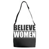 Believe Women Adjustable Strap Totes