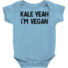kale yeah i'm vegan Baby Bodysuit