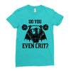 ancient swole'd dragon (black) Ladies Fitted T-Shirt